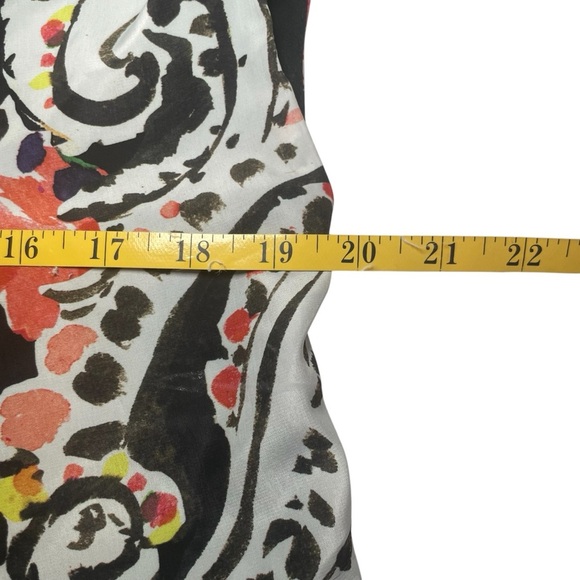 Lauren Ralph Lauren Colorful Paisley Short Sleeve Dress Flowy Artsy Size 6 EUC - Picture 11 of 13